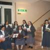 Mexikanische Schwestern vom Pilgerheim singen uns zum Abschied ein Ständchen