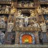 Großartiger Hochaltar in der neuen Wallfahrtskirche aus Alabastermarmor