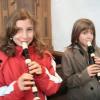 Flötenbegleitung von Sarah Wagner und Anja Schoder