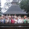 Gruppenbild in Banneux, wo 1933 die Muttergottes erschien.