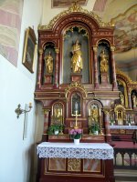 Foto vom linken Seitenaltar